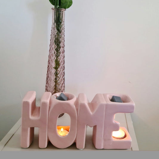 Double ‘Home’ Burner Pink